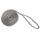 New England Ropes 1/2in x 35ft Nylon Double Braid Dock Line - Grey Grey