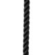 New England Ropes 3/4" X 25' Premium Nylon 3 Strand Dock Line - Black