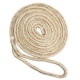New England Ropes 3/4in Double Braid Dock Line - White/Gold w/Tracer - 50ft