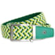 Nexbelt Braided Augusta Golf Belt Green/White/Yellow