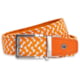 Nexbelt Braided Golf Belt Orange/White