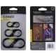 Nite Ize 3 Pack S-Biner SlideLock Steel Black
