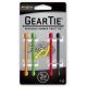 Nite Ize Gear Bendable Tie 3in - Asst. 4 Pack OGRBlk