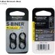 Nite Ize S-Biner MicroLock - Black 2-pack LSBM-01-2R3
