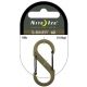 Nite Ize S-Biner Plastic SIze 2 Coyote/Black Gates