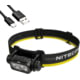 Nitecore NU43 LED Lightweight USB-C Rechargeable Headlamp 3400mAh Battery White/Red 1400 Lumens Black