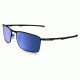 Oakley Conductor 6 Sunglasses Matte Black Frame, Ice Iridium Polarized Lens-OO4106-03