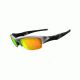 Oakley Flak Jacket Sunglasses - Silver w/Fire 03-884