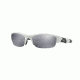 Oakley Flak Jacket Sunglasses 03-882-63 - Polished White Frame, Black Iridium Lenses