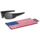 Oakley SI Fuel Cell Sunglasses Matte Black/Tonal Flag Frame Grey Lens