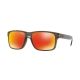 Oakley OO9244 Holbrook A Sunglasses - Men's, Grey Smoke Frame, Prizm Ruby Lenses, 924428-56