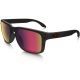 Oakley OO9102 Holbrook Sunglasses - Men's, Matte Black Frame, Red Idrium Lenses, OO9102-36