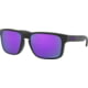 Oakley OO9102 Holbrook Sunglasses - Men's, Matte Black Frame, Prizm Violet Lenses, OO9102-9102K6-55