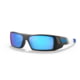 Oakley OO9014 Gascan Sunglasses - Men's, DET Matte Black Frame, Prizm Sapphire Lens, Asian Fit, 60, OO9014-901498-60