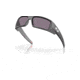 Oakley OO9014 Gascan Sunglasses - Mens, Steel Frame, Prizm Grey Lens, Asian Fit, 60, OO9014-901488-60