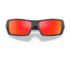 Oakley OO9014 Gascan Sunglasses - Mens, TB Matte Black Frame, Prizm Ruby Lens, Asian Fit, 60, OO9014-9014B1-60