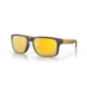 Oakley  Holbrook Sunglasses Matte Carbon Frame Prizm 24K Polarized Lens 55