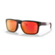 Oakley OO9102 Holbrook Sunglasses - Men's, ARI Matte Black Frame, Prizm Ruby Lens, 55, OO9102-9102Q2-55
