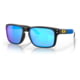Oakley OO9102 Holbrook Sunglasses - Men's, LAC Matte Black Frame, Prizm Sapphire Lens, 55, OO9102-9102R8-55