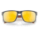 Oakley OO9102 Holbrook Sunglasses - Men's, Matte Carbon Frame, Prizm 24K Polarized Lens, 55, OO9102-9102W4-55