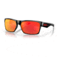 Oakley OO9189 Twoface Sunglasses - Mens, Polished Black Frame, Prizm Ruby Lens, 60, OO9189-918947-60