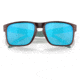 Oakley OO9244 Holbrook A Sunglasses - Men's, Matte Black/Red Colorshift Frame, Prizm Sapphire Lens, Asian Fit, 56, OO9244-924460-56