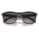 Oakley OO9245 Frogskins A Sunglasses - Mens, Matte Black Frame, Prizm Grey Gradient Lens, Asian Fit, 54, OO9245-9245D0-54