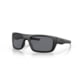 Oakley OO9367 Drop Point Sunglasses Matte Black Frame Grey Lenses