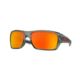 Oakley OO9263 Turbine Sunglasses - Men's, Grey Ink Frame, Prizm Ruby Polarized 63 mm Lenses, OO9263-926357-63