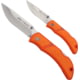 Outdoor Edge Cutlery Trailblaze Folding Blade Knife 2.5in Orange Handle