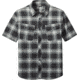 Outdoor Research Wanderer Short Sleeve Shirt - Mens, Black Plaid, Medium, 2745051107007