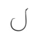 Owner Hooks SSW Barbless Circle Hook Hangnail Point Wide Gap Circle Up Eye Black Chrome Size 6/0 6 Per Pack