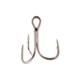 Owner Hooks Stinger-41 Treble Hook with Cutting Point Short Shank Round Bend Black Chrome Size 2 7 Per Pack