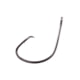 Owner Hooks Tournament Mutu Light Circle Hook Hangnail Point Light Wire Non-Offset Black Chrome Size 2/0 6 Per Pack