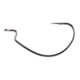 Owner Hooks Wide Gap Plus Bass Hook with Cutting Point Elevated Forged Shank Z Bend Black Chrome Size 6/0 4 Per Pack