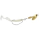 Panther Martin Lil Curly WeedRunners Single Fishing Hook 4WR 2/0 1 Piece Gold White Ice