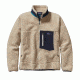 Patagonia Classic Retro-X Jacket - Mens-Large-Natural/Navy Blue