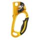 Petzl Ascension Ascender/Rope Clamp Black/Yellow Left-Handed