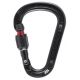 Petzl Attache Screw-Lock Carabiner Black