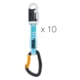 Petzl Djinn Steel Axess Quickdraws 10 Pack