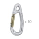 Petzl Tiptop Stainless Carabiners 10 Pack