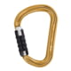 Petzl William Carabiner Gold Triact-Lock M36A TLY