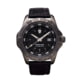 ProTek Steel Dive Watch SSIP Gunmetal Gray Case/Black Dial/Black Strap One Size