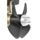 Quick Propeller f/Left Handed BTQ 185-55 BTQ 185-75 & BTQ 185-95 Bow Thruster Replacement