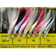 R&R Tackle Sabiki Goggle Eye Rig 8 Hook #15 SS Hook S 30lb 15lb White/Black/Pink Feather with Flash Skin/Glow 15 8 Pack