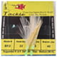 R&R Tackle Sabiki Heavy Blue Runner Rig 2 Hook 2White/1Yellow Feather/Green Gl Heads 2 Pack