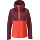 Rab Downpour Eco Jacket - Womens Deep Heather/Red Grapefruit 8