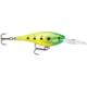 Rapala Glass Shad Rap 05 5/16 oz 7'-11' Depth #6 Treble Hooks Glass Slimy Lime