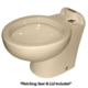 Raritan Elegance Tall Angle Back Almond Household Style Freshwater 12V w/Smart Toilet Control Marine