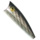 Rebel Lures Rebel  Pop-R Topwater Bait 2 1/2in 1/4 oz Floating Silver/Black